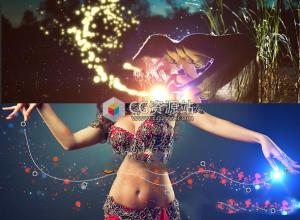 FCPX插件:绚丽唯美粒子路径跟踪设置特效 PIXEL FILM STUDIOS – PROTRAILS 2