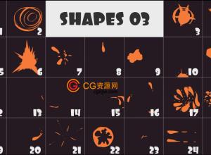 VideoHive 100个二维Motion动态元素包