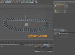 C4D快速生成链条插件C4DZone Chain Generator 1.0  MUS3