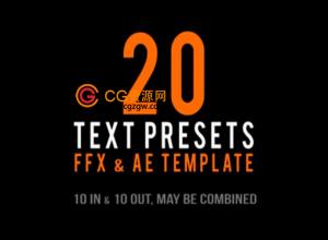 AE预设模版文本动画 Text Animated Presets
