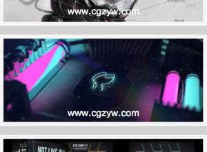 AE模板 VideoHive 高科技信息指示线