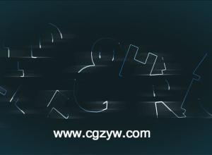 7组高科技电流logo展示AE模板,Videohive Logo Electric