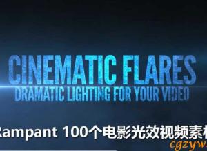 100个电影光效视频素材 Rampant