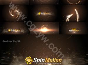 超炫光线Logo演绎动画AE模板,Videohive Streaks Logo Sting Pack
