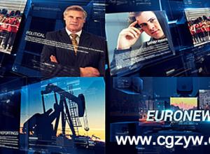 AE模板-VideoHive现代科技感电视栏目新闻联播全套包装