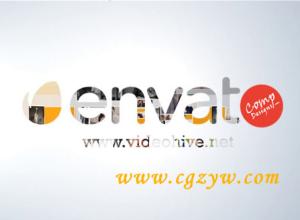 AE模板-众多图片快速汇聚logo演绎动画 Quick Photo Ident