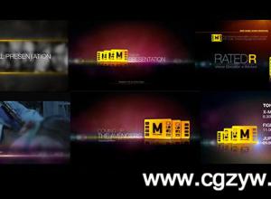 AE模版-电影频道栏目包装展示