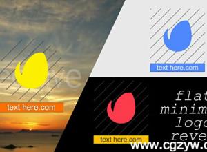 AE模板-小标志logo演绎动画Fashion In Motion