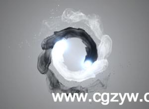 AE模板-水墨风格LOGO展示模板Orb YinYang Logo Reveal