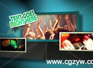 AE模板-简单的书本弹出动画Simple Pop Up Book