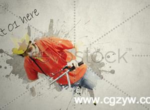 AE模板-泼墨飞溅动画 splatter gallery