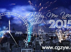 AE模板-优雅现代都市新年快乐倒计时工程New Year Eve Countdown