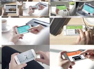 AE模板-手机平板电脑绿屏扣像合成 实拍视频素材 第二季