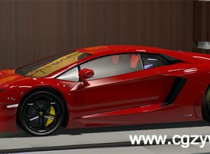 C4D模型 兰博基尼Lamborghini Aventador LP700