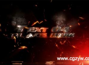 AE模板-震撼大气文字特效展示The Anvil