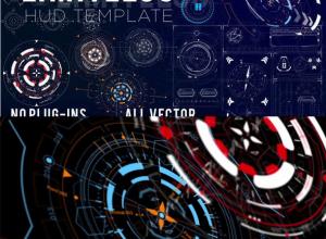 AE模板-高科技科幻HUD信息元素展示limitless-hud-template