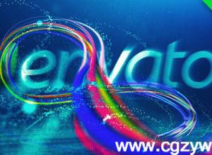 AE模板-水底多彩粒子Logo展示 VideoHive Underwater Logo Reveal