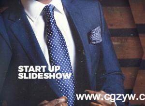 AE模板-优雅幻灯片滑动展示 VideoHive Startup Slideshow