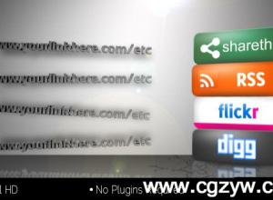 AE模板-社交网络宣传展示 VideoHive Get Social