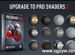 AE插件-E3D V2材质包Video Copilot – Pro Shaders 2 For Element 3D V2 (WinMac)
