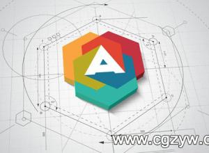 AE模板-建筑蓝图图纸绘画建筑标志3D Logo文字动画公司企业宣传片头