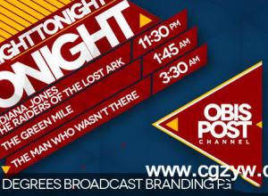 AE模板-三角形图形折叠广播节目栏目包装字幕条介绍变化特效转场