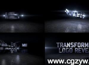 AE模板-电影节目开场片头logo演绎标志翻转展示Transforming Logo Reveal