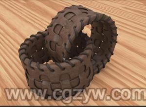 C4D制作皮革类产品建模材质渲染教程+工程文件