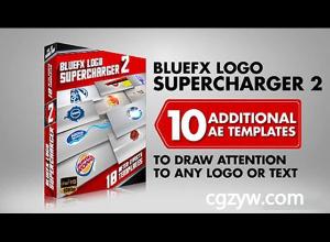 AE模板-10款炫酷动态企业公司MVLogo展示合集包-2 Logo Supercharge