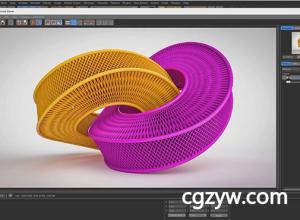 汽车空气过滤器C4D建模教程 Cinema 4D Air Filter Modeling Tutorial