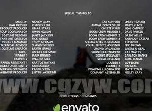 AE模板-电影 影视 片头片尾字幕展示 免费下载