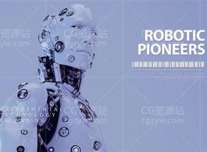 AE模板-现代未来高科技企业技术数字智能化UI界面信息图宣传片头