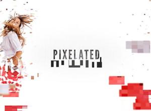 AE模板-三维动态图片破碎像素化马赛克开场 Pixelated 免费下载