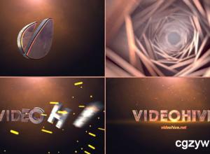 AE模板-震撼3D文字隧道穿梭游戏电影史诗文字标题动画展示 免费下载