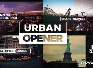 AE模板-现代城市实拍记录介绍片头 Urban Opener 免费下载