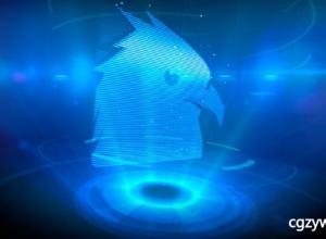 AE模板-企业公司宣传高科技全息投影Logo展示 Logo Opener Holographic 免费下载