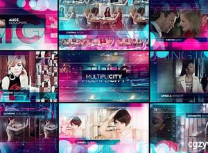 AE模板-优雅现代风格时尚娱乐城市活动介绍片头 Multiplicity 免费下载