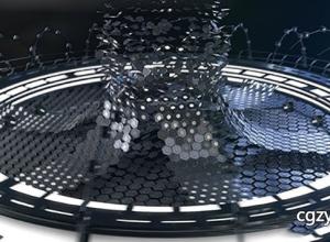 AE模板-高科技标志片头Logo动画 High-Tech Logo Reveal 免费下载