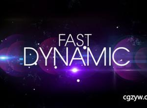 AE模板-闪光漏光视频旅游社交聚会快速展示 Fast Dynamic Slideshow 免费下载