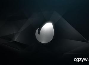 AE模版 三款背景创意铂金标志标题三维logo演绎 免费下载