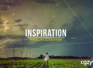 AE模板-唯美优雅视差幻灯片3D视频片头 Inspiration Parallax Slideshow 免费下载