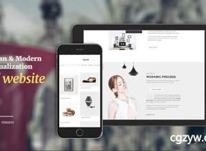 AE模板-公司企业网站网页产品宣传介绍 Website Presentation 免费下载