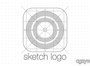 AE模板-简洁素描手绘图建筑公司Logo展示 Sketch Logo Revea 免费下载