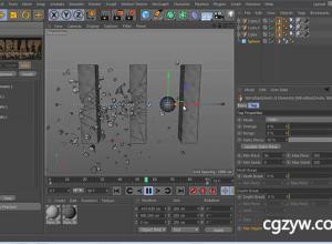 C4D破碎插件 NitroBlast v2.0 R15-R17 WinMac+ 视频教程 免费下载