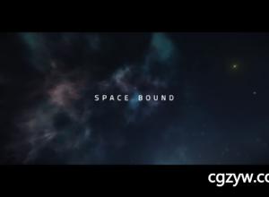 AE模板-E3D宇宙星云空间穿梭文字标题大气宣传片头