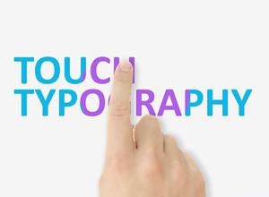 AE模板-130个图标手势点击滑动手机平板电脑文字排版MG动画 Touch Typography 免费下载