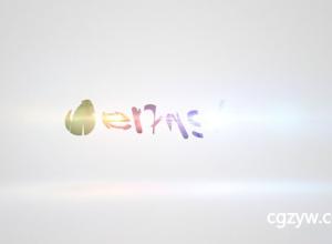 AE模板-简单简洁分割拼贴翻转公司企业Logo展示 Clean Logo Reveal v2 免费下载
