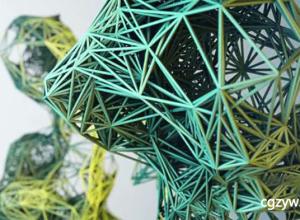 C4D教程-XP粒子模拟线框人物动画 Cinema 4D Create Stunning Plexus Geometry X-Particles Tutorial 免费下载