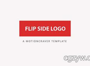 AE模板-现代企业标志翻转风格折叠Logo展示 Flip Side Logo Reveal 免费下载