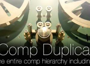 AE脚本-合成复制脚本Aescripts True Comp Duplicator v3.9.13 + 使用教程